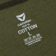Світшот Basic Cotton Олива (золотий тризуб) (7407), XXXL