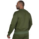 Світшот Basic Cotton Олива (золотий тризуб) (7407), XL