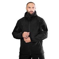 Куртка Stalker SoftShell Чорна (7226), XXXXL