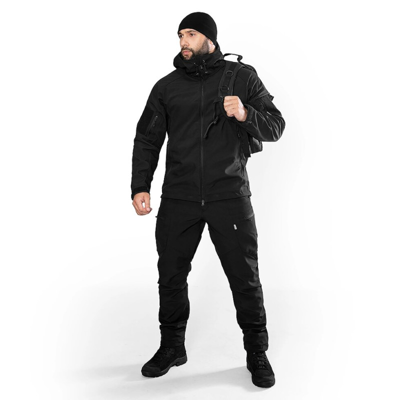Куртка Stalker SoftShell Чорна (7226), M
