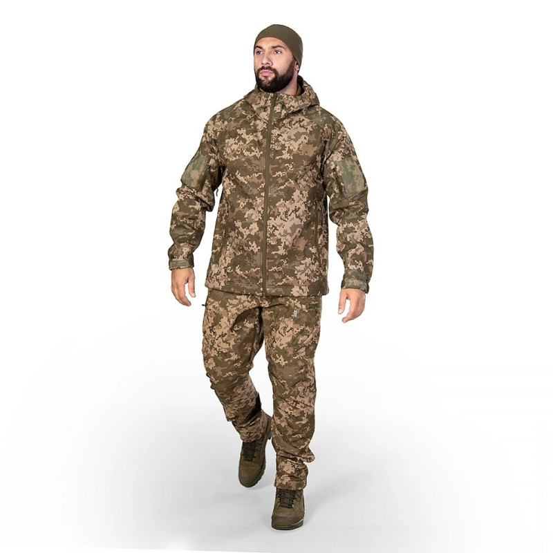 Куртка CM Stalker SoftShell Піксель (7379), L