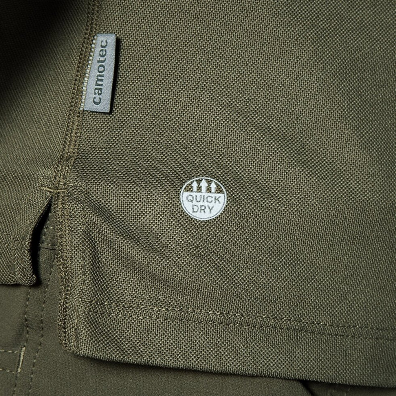 Поло Army ID 2.0 CoolPass Pique LT Олива (8082), L
