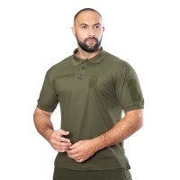 Поло Army ID 2.0 CoolPass Pique LT Олива (8082), L