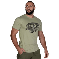 Футболка Bavovna Falcon Cotton Хакі (7473), L