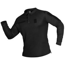 Поло Paladin Long LT CoolPass Pique Light Чорне (7367), XXXL