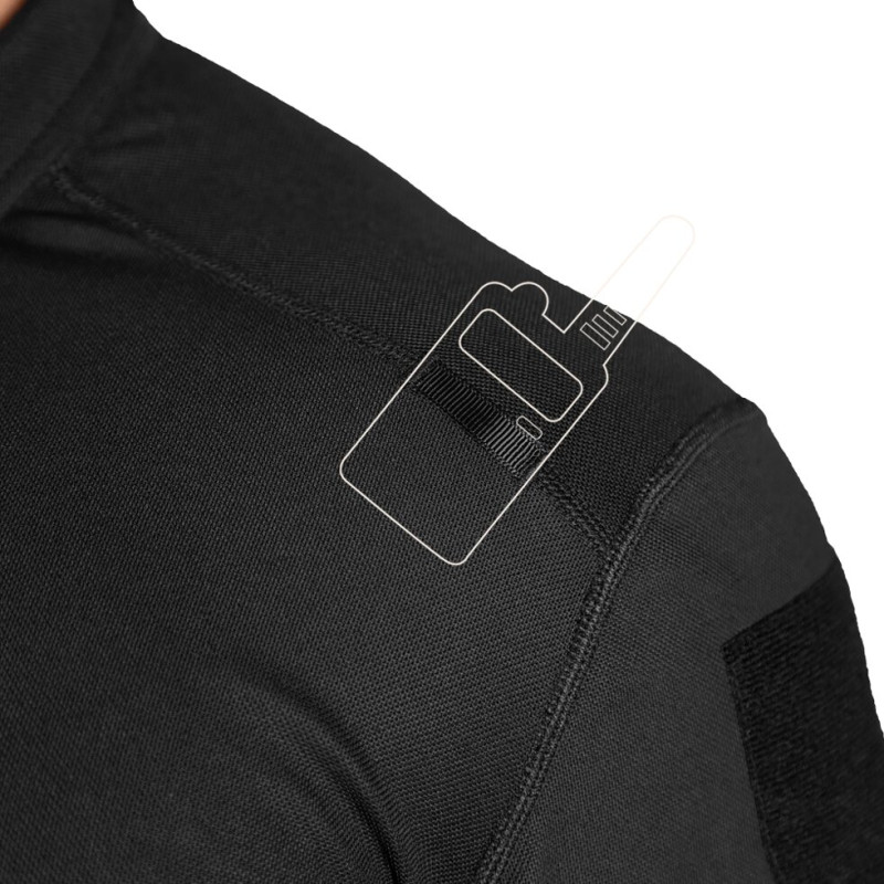 Поло Paladin Long LT CoolPass Pique Light Чорне (7367), XXL