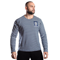 Лонгслів-тільник Bavovna Біло-синій (8756), 2XL