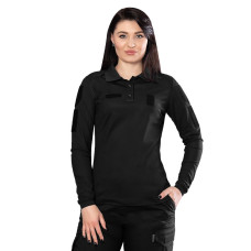 Поло Pani Paladin Long CoolPass Pique LT Чорне (8882), XS