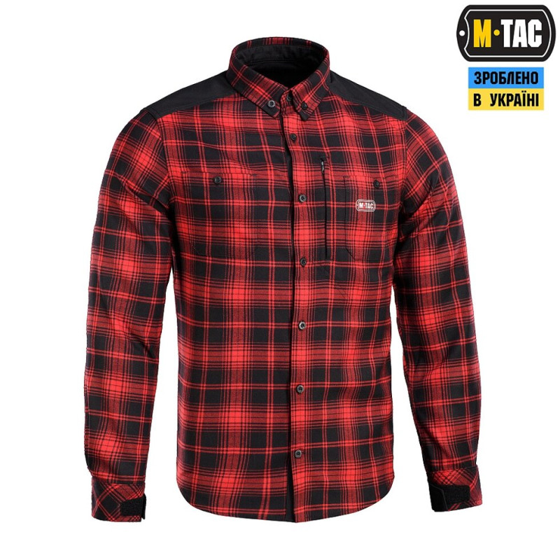 M-TAC СОРОЧКА REDNECK SHIRT RED/BLACK 52-54 (XL) L