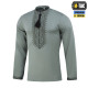 M-TAC ВИШИВАНКА 100% ЛЬОН СІРО-ЗЕЛЕНА 52-54 (XL)