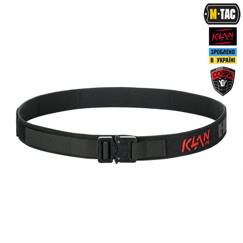 РЕМІНЬ KLAN COBRA BUCKLE BELT BLACK M-Tac
