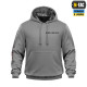 КОФТА HOODIE MY HOME IS MY CASTLE HARD LIGHT GREY M-TAC S