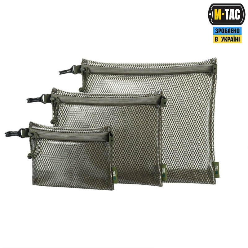 M-TAC КОМПЛЕКТ ОРГАНАЙЗЕРІВ ZIP POCKET SET ELITE RANGER GREEN M-TAC