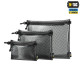 КОМПЛЕКТ ОРГАНАЙЗЕРІВ ZIP POCKET SET ELITE BLACK. M-TAC