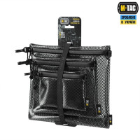 КОМПЛЕКТ ОРГАНАЙЗЕРІВ ZIP POCKET SET ELITE BLACK. M-TAC