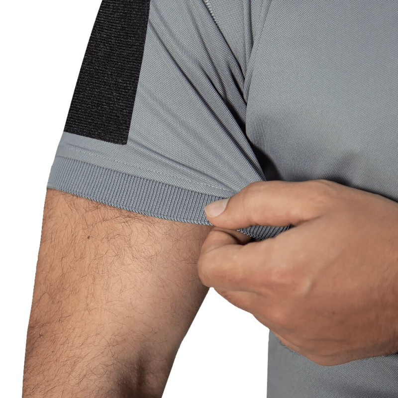 Поло Patrol 2.0 (perf.) CoolPass Pique LT Сіре (8936), S