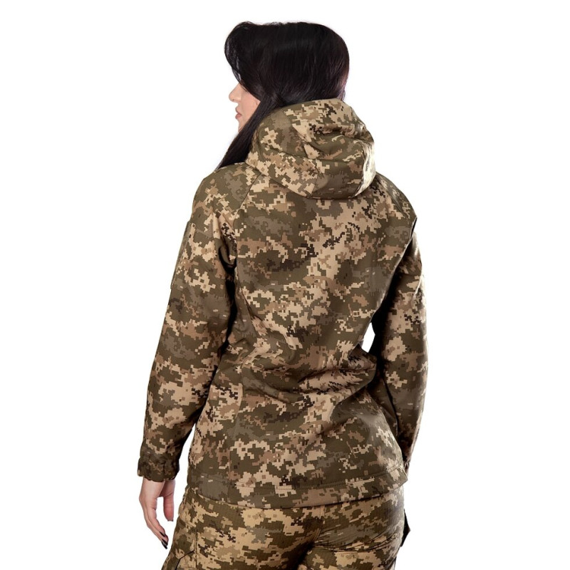 Жіноча куртка Pani SoftShell Піксель (9140), XS