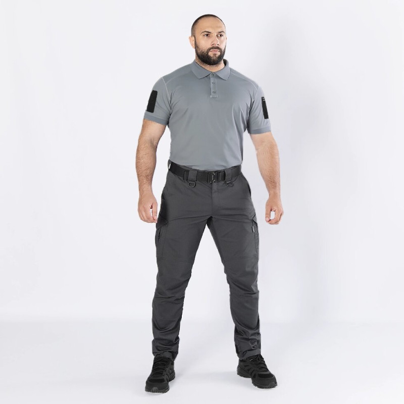 Поло Patrol 2.0 (perf.) CoolPass Pique LT Сіре (8936), 2XL