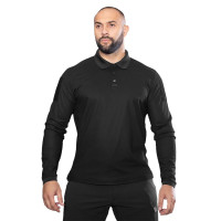 Поло Patrol 2.0 (perf.) Long CoolPass Pique LT Чорне (8884), 2XL