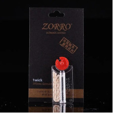 Кремінні та гніт для бензинових запальничок Zorro