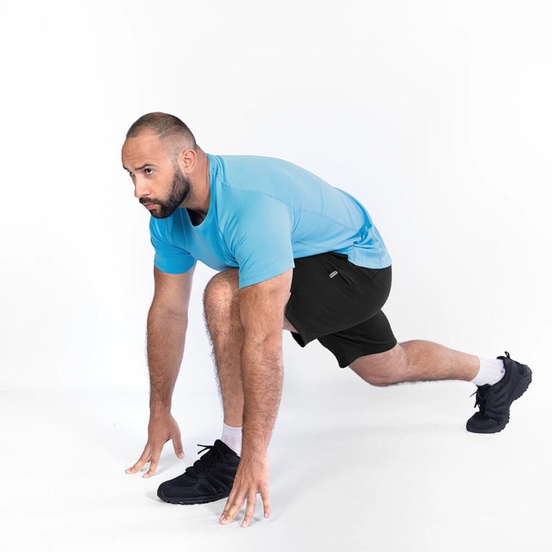 Футболка FitPro Блакитна (8976), XL