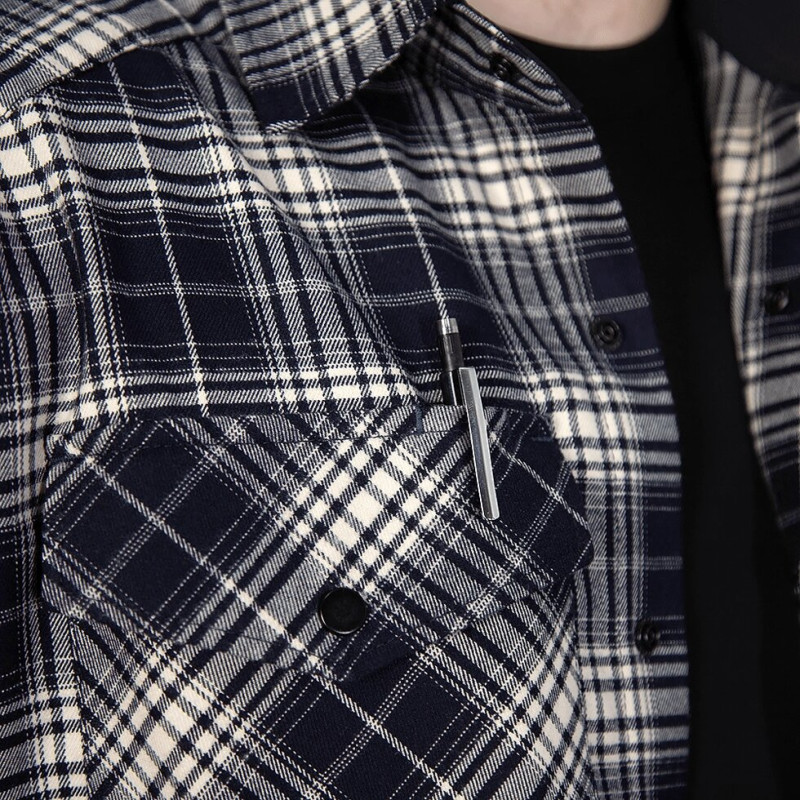 Сорочка “Буревій” Navy Blue/White (9214), 3XL