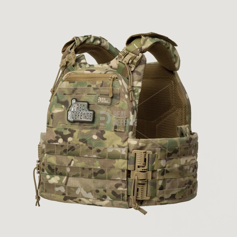 Плитоноска Skillet Max Gen 3 з кишенями під балістичні пакети, MULTICAM USA