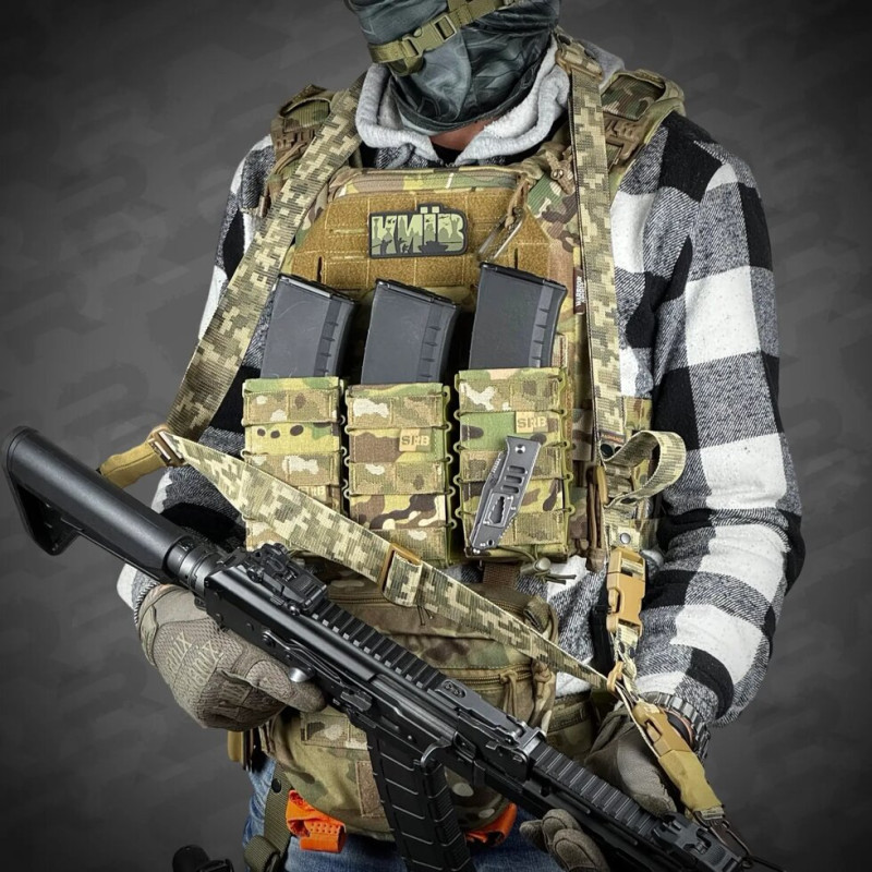 Ремінь триточковий збройовий HEL-CARBINE-P HEL carbine Gen. II Піксель
