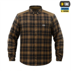 Сорочка M-Tac Redneck Shirt Coyote/Black L/Long коричневий