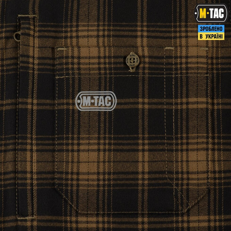 Сорочка M-Tac Redneck Shirt Coyote/Black XXXL коричневий