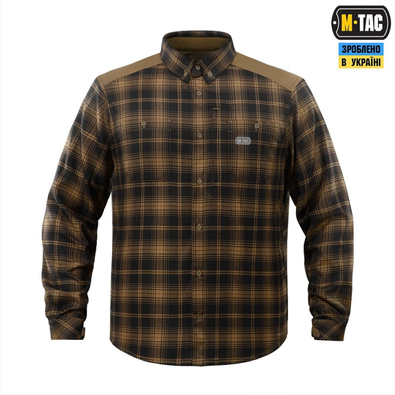 Сорочка M-Tac Redneck Shirt M/Long червоний