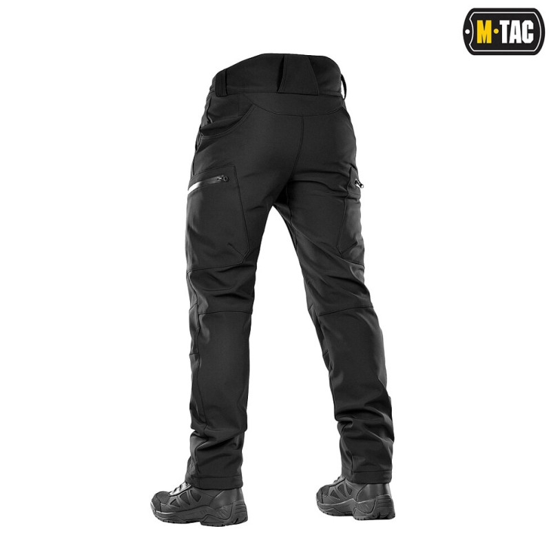 ШТАНИ M-TAC SOFT SHELL WINTER BLACK S чорний