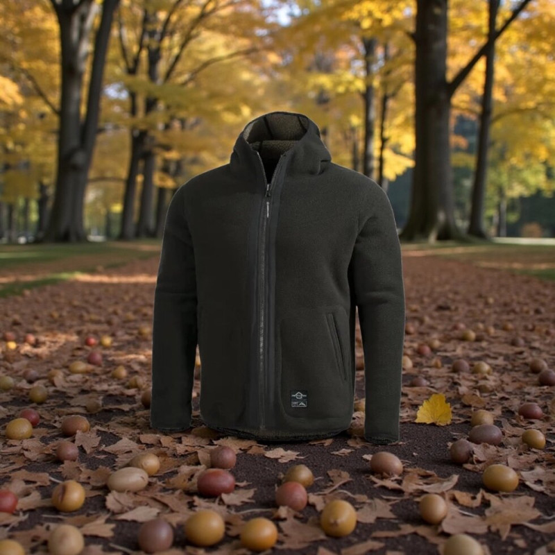 Флісова кофта Pentagon Sherpa Ianos -128-RAL7013/Black/ S