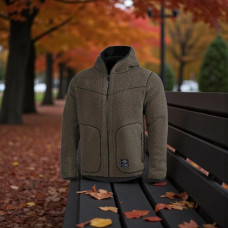 Флісова кофта Pentagon Sherpa Ianos -128-RAL7013/Black/ L