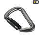 Карабін M-Tac 10 см с байонетною муфтою Keylock сірий