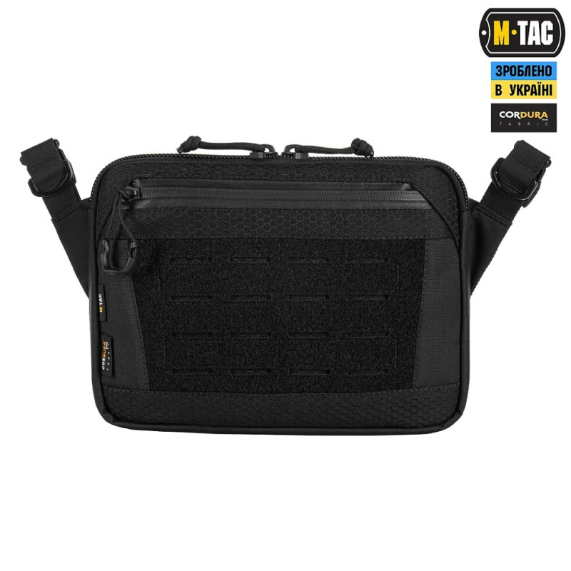 СУМКА M-TAC ADMIN BAG ELITE З ЛИПУЧКОЮ BLACK / 10328002