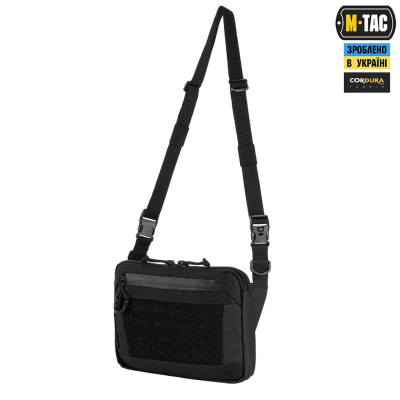 СУМКА M-TAC ADMIN BAG ELITE З ЛИПУЧКОЮ BLACK / 10328002