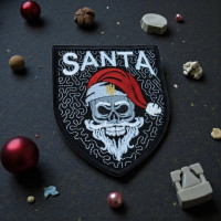 Шеврон SANTA вишивка