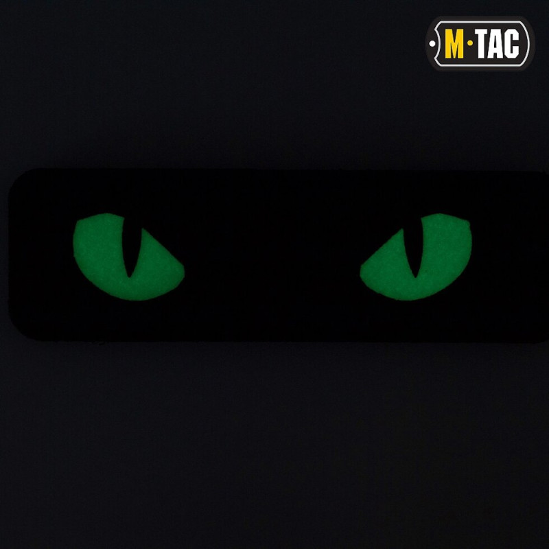 НАШИВКА CAT EYES LASER CUT BLACK/GID M-TAC