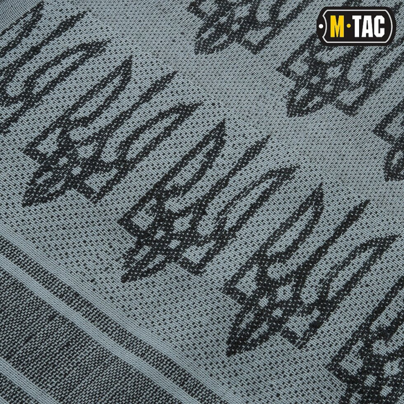 ШАРФ M-TAC ШЕМАГ З ТРИЗУБОМ GREY/BLACK 40905011