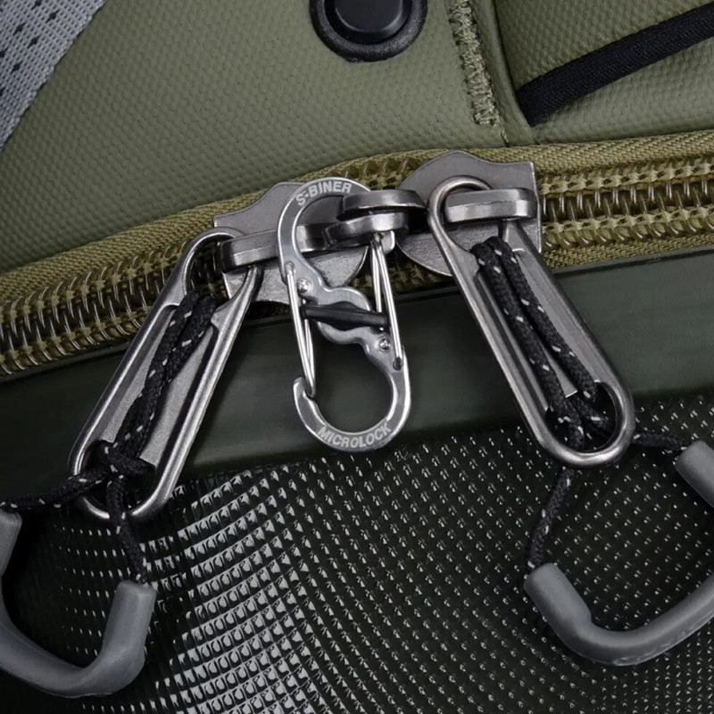 Nite Ize - Карабін Nite Ize - S-Biner MicroLock - 5 шт. - Сталь - Чорний - LSBM-01-5R7