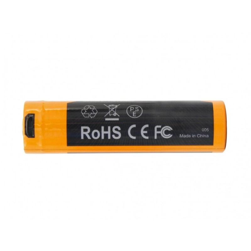Акумулятор 18650 Fenix (2600 mAh) Li-ion micro usb зарядка / ARB-L18-2600U