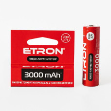 Акумулятор ETRON Ultimate Power 18650 3000 mAh / 24582
