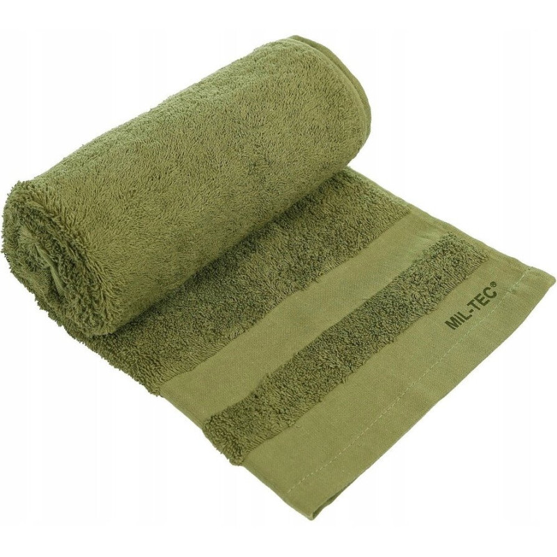 Рушник військовий Mil-tec 11050 см (Olive) 100% бавовна 16011001