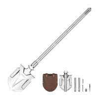 Лопата Naturehike Multifunctional outdoor shovel сріблястий / NH20GJ002