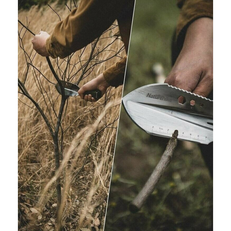 Лопата багатофун. Naturehike NH20GJ001, паракорд / нерж. сталь/6927595744666