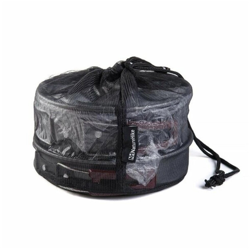 Набір посуду Naturehike 3-4 NH (2 каструлі + кришки + сковорода) carbon (NH15T203-G)/69275957 87205