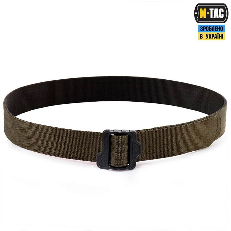РЕМІНЬ M-TAC D/D TACTICAL BELT HEX OLIVE/BLACK / 10043802-L