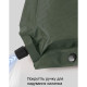 Килимок самонад. одном. з подушкою Naturehike CNK2450WS020, 100 мм, темно-зел.