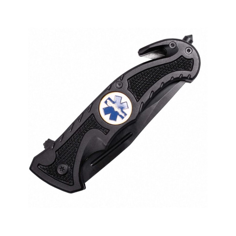 Ніж рятувальника MIL-TEC Car Knife Rescue Black
